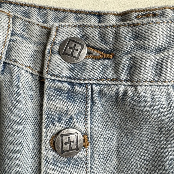 Free People x Ksubi denim asymmetrical denim skirt - Picture 8 of 15